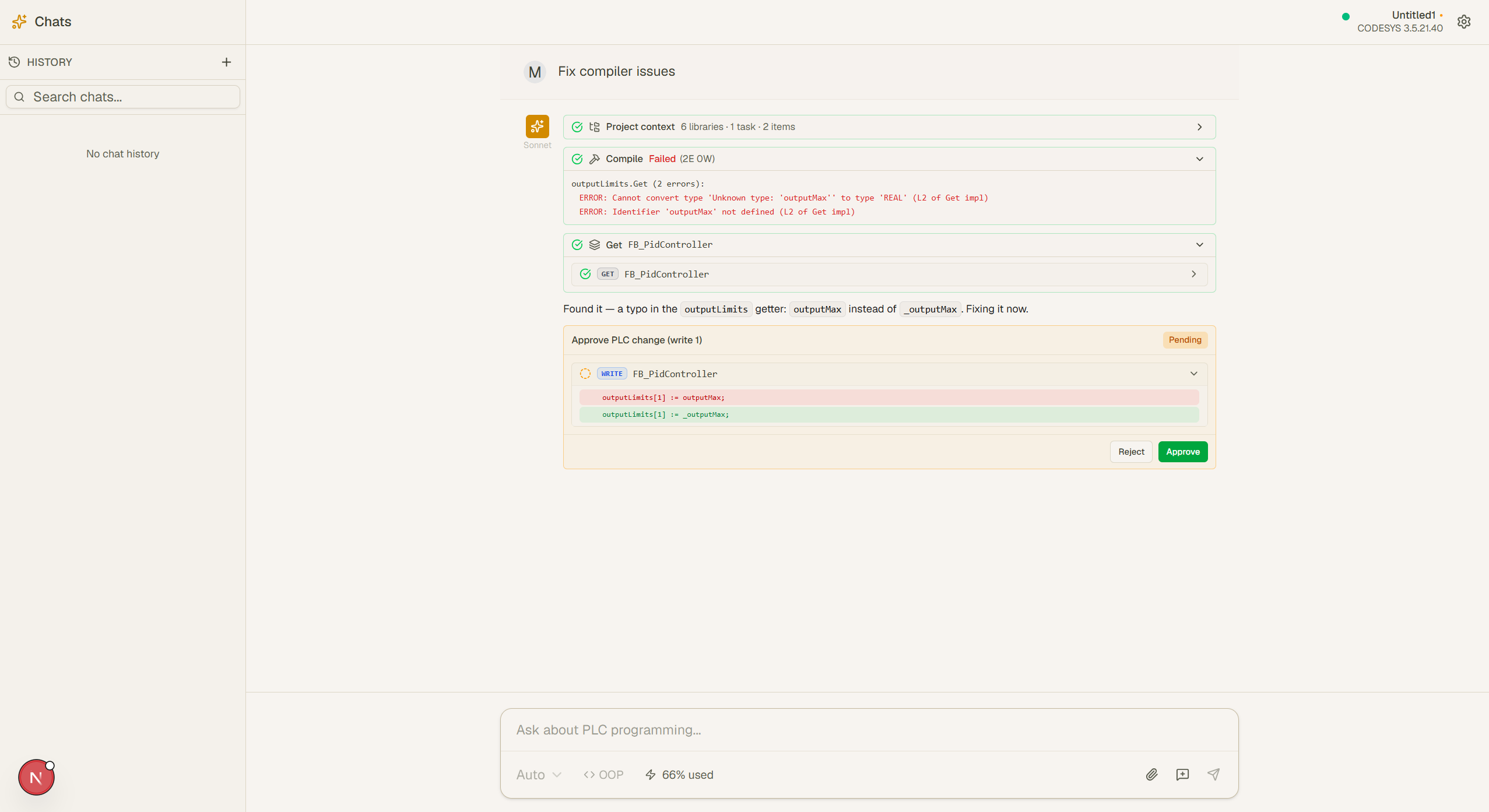 Autonomous compilation and error fixing